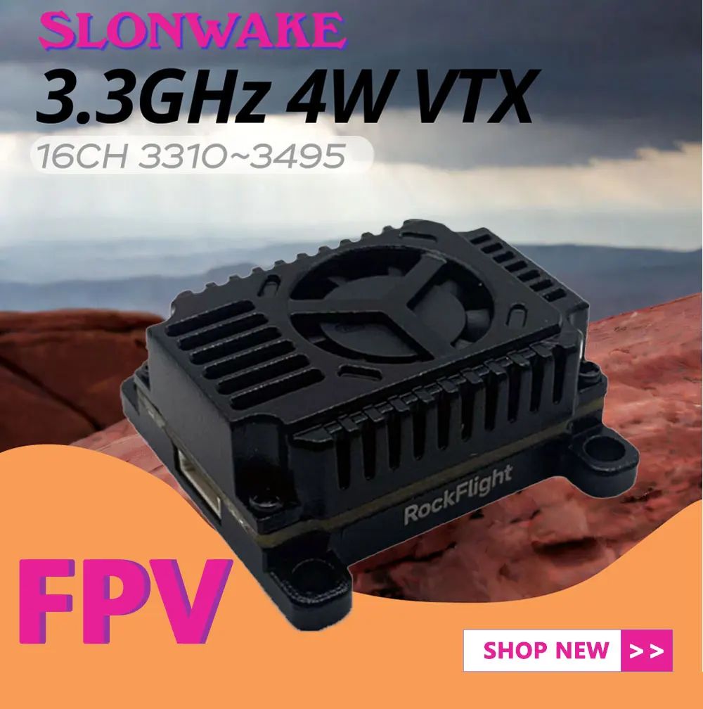 SLONWAKE FPV 3.3G 16CH 4000mW  - Fpv Drone Transmitter 리뷰 및 가격