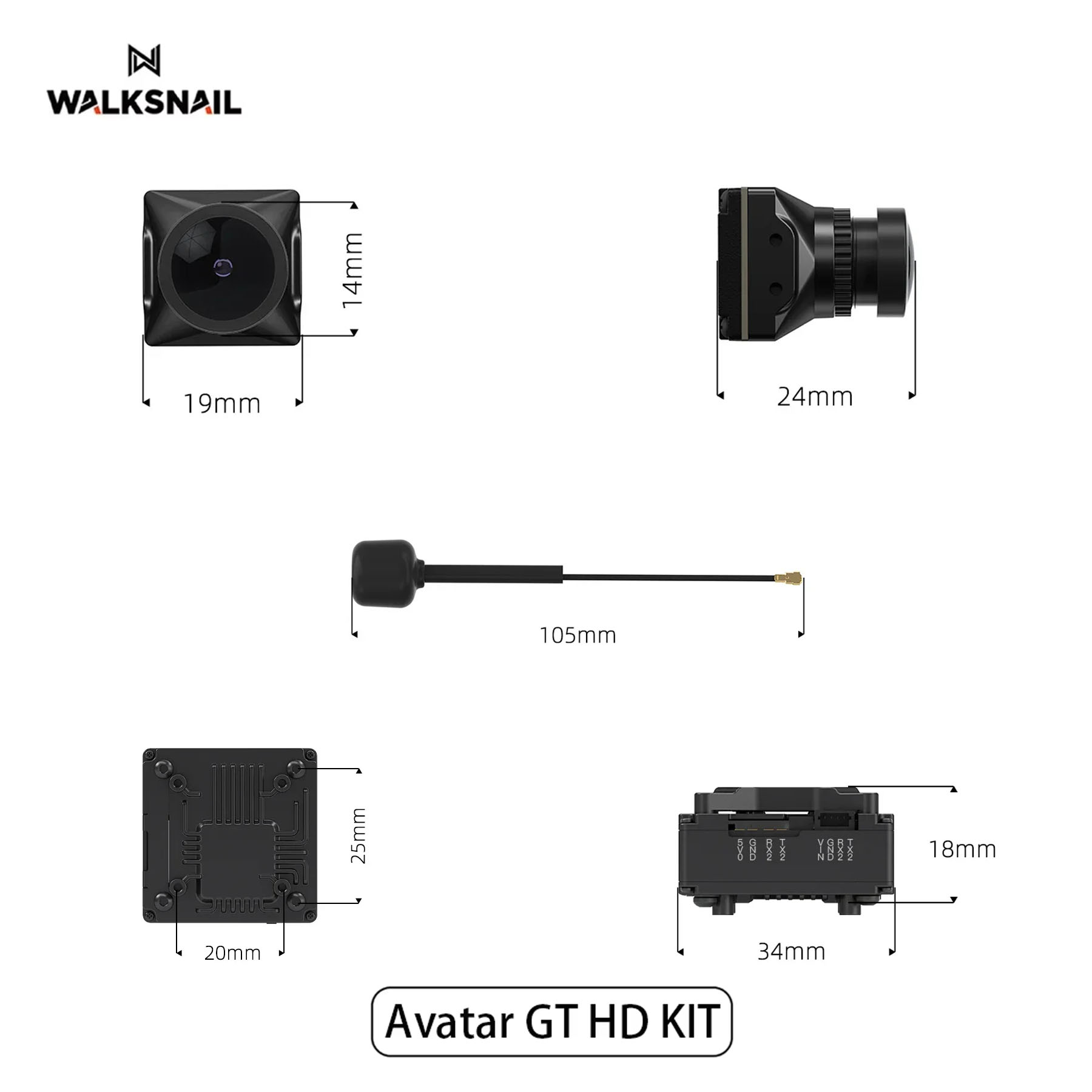 Walksnail Avatar GT HD KIT 2W  - Fpv Drone Kit 리뷰 및 가격