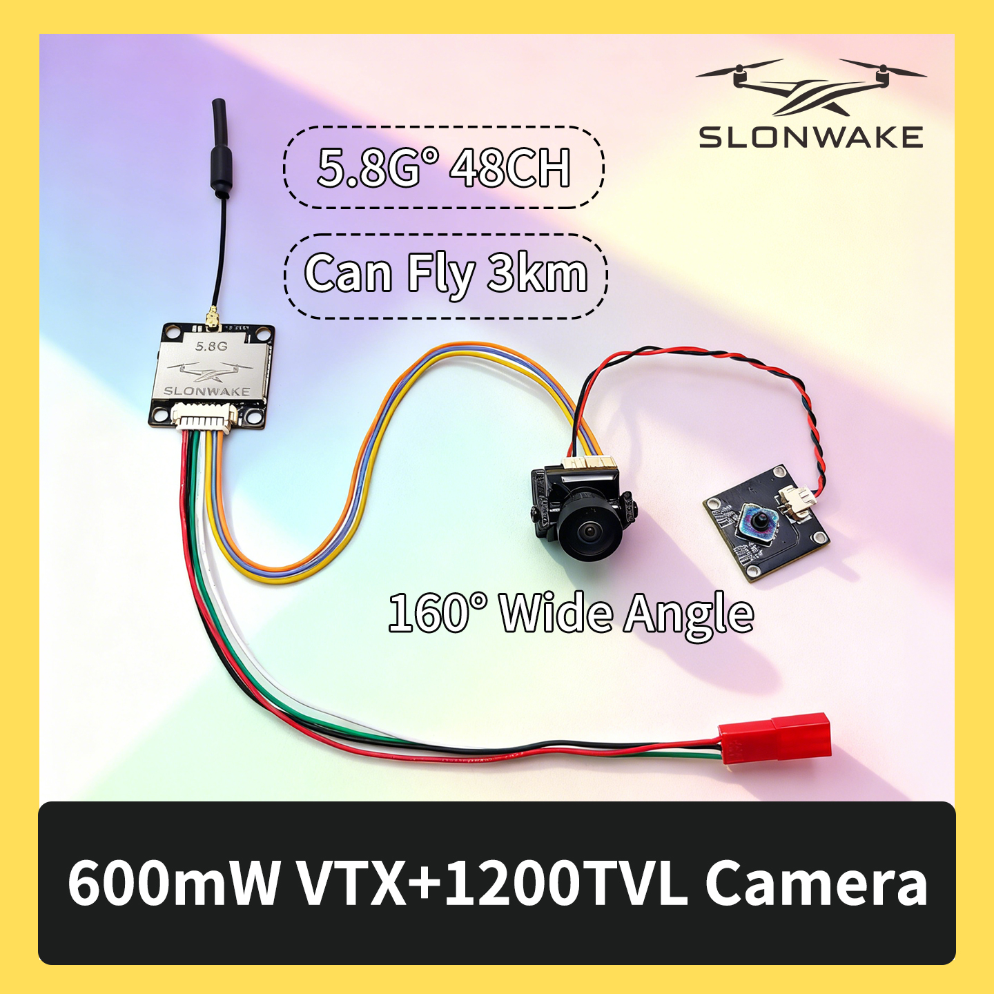 SLONWAKE 5.8G 600mW 7-24V FPV  - Fpv Drone Kit 리뷰 및 가격