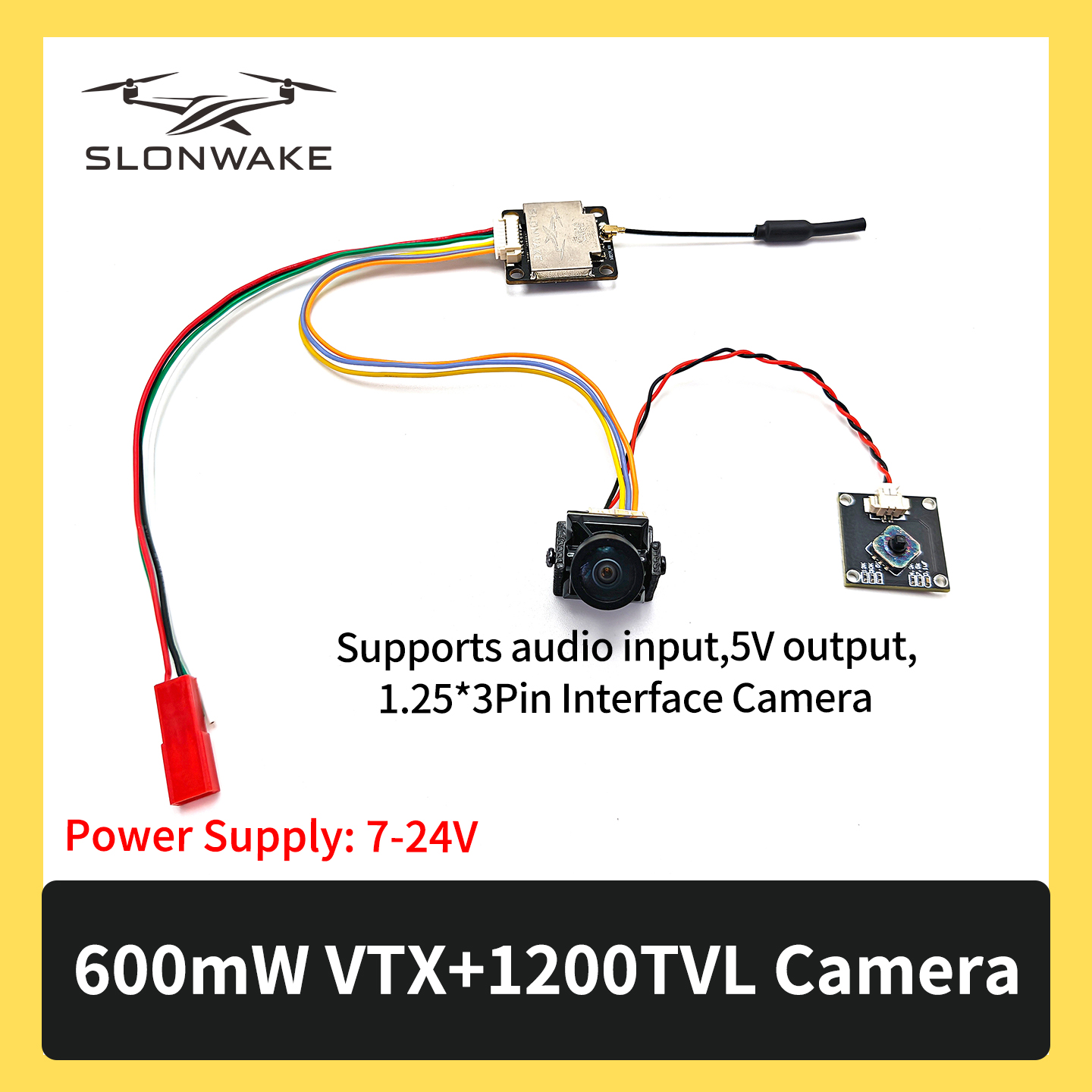 SLONWAKE 5.8G 600mW 7-24V FPV  - Fpv Drone Kit 리뷰 및 가격