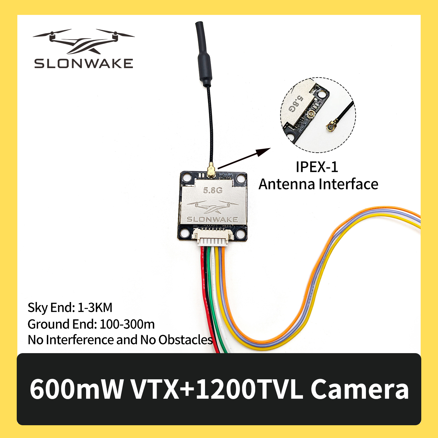 SLONWAKE 5.8G 600mW 7-24V FPV  - Fpv Drone Kit 리뷰 및 가격