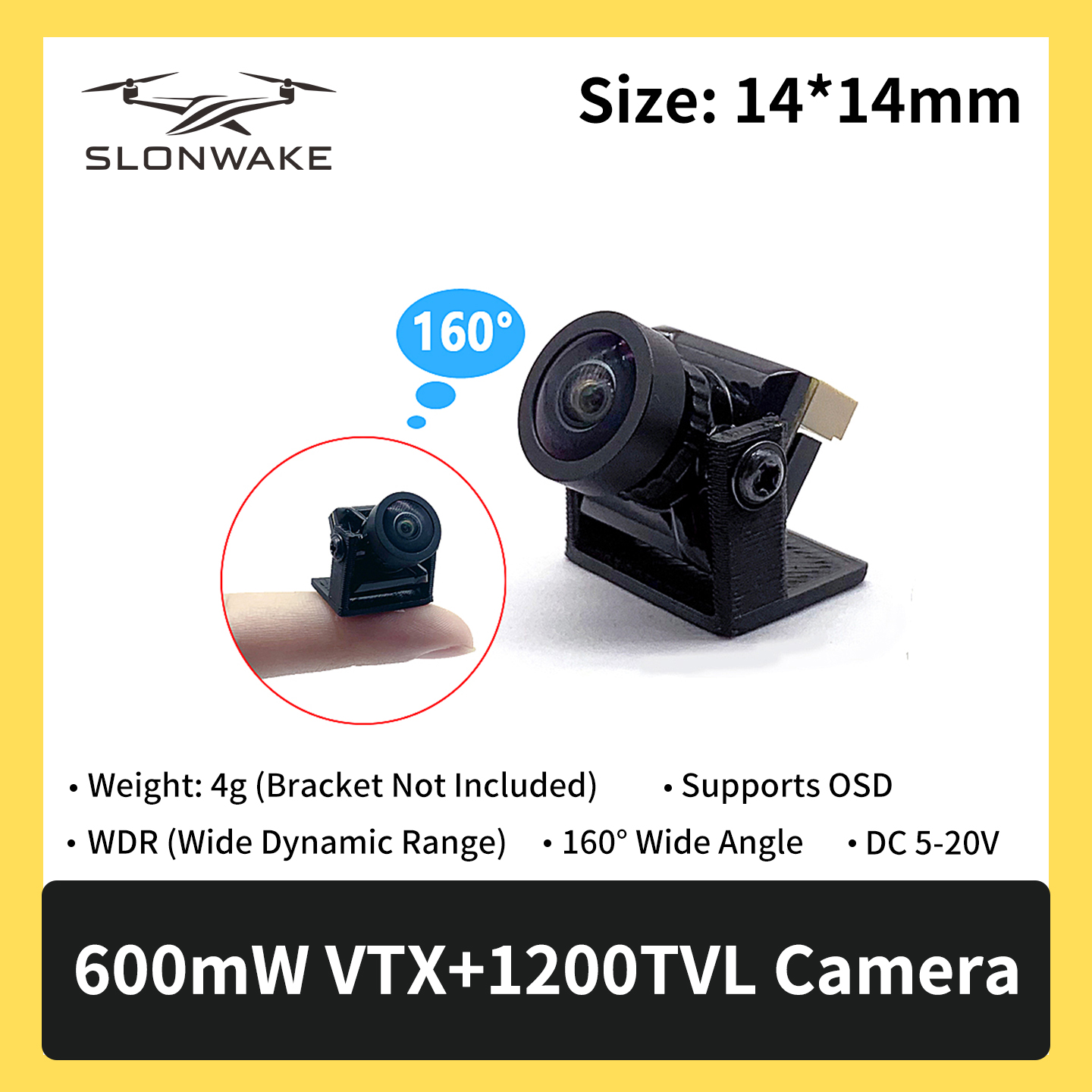 SLONWAKE 5.8G 600mW 7-24V FPV  - Fpv Drone Kit 리뷰 및 가격