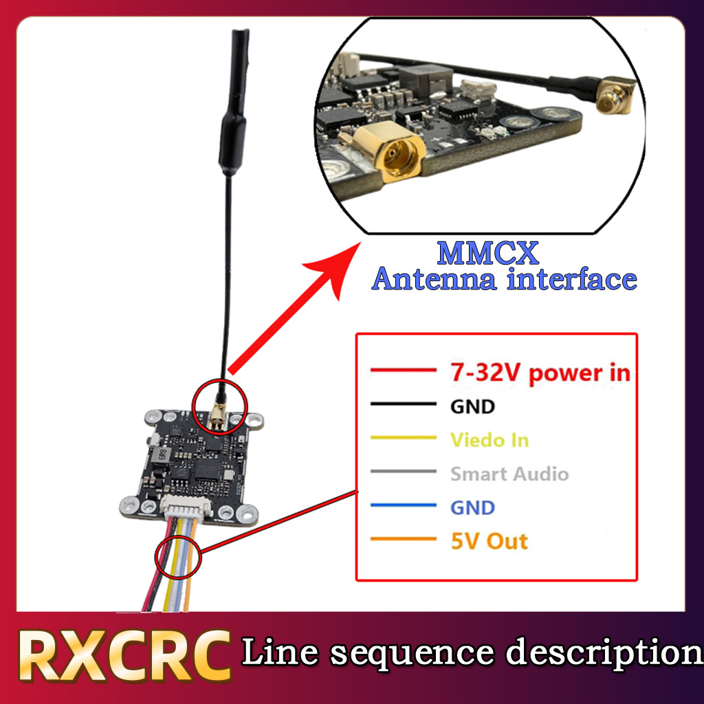 RXCRC 5.8G Module 48CH 1.6W VT - Fpv Drone Transmitter 리뷰 및 가격