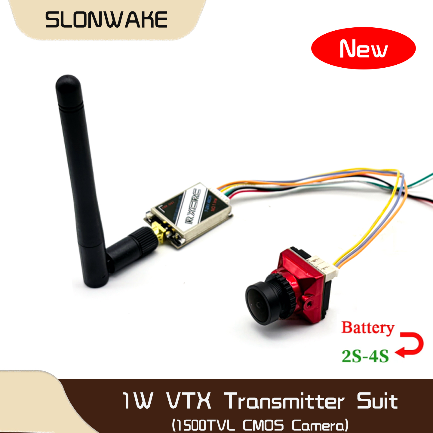 SLONWAKE  5.8G 48CH 1W VTX 100 - Fpv Drone Camera 리뷰 및 가격