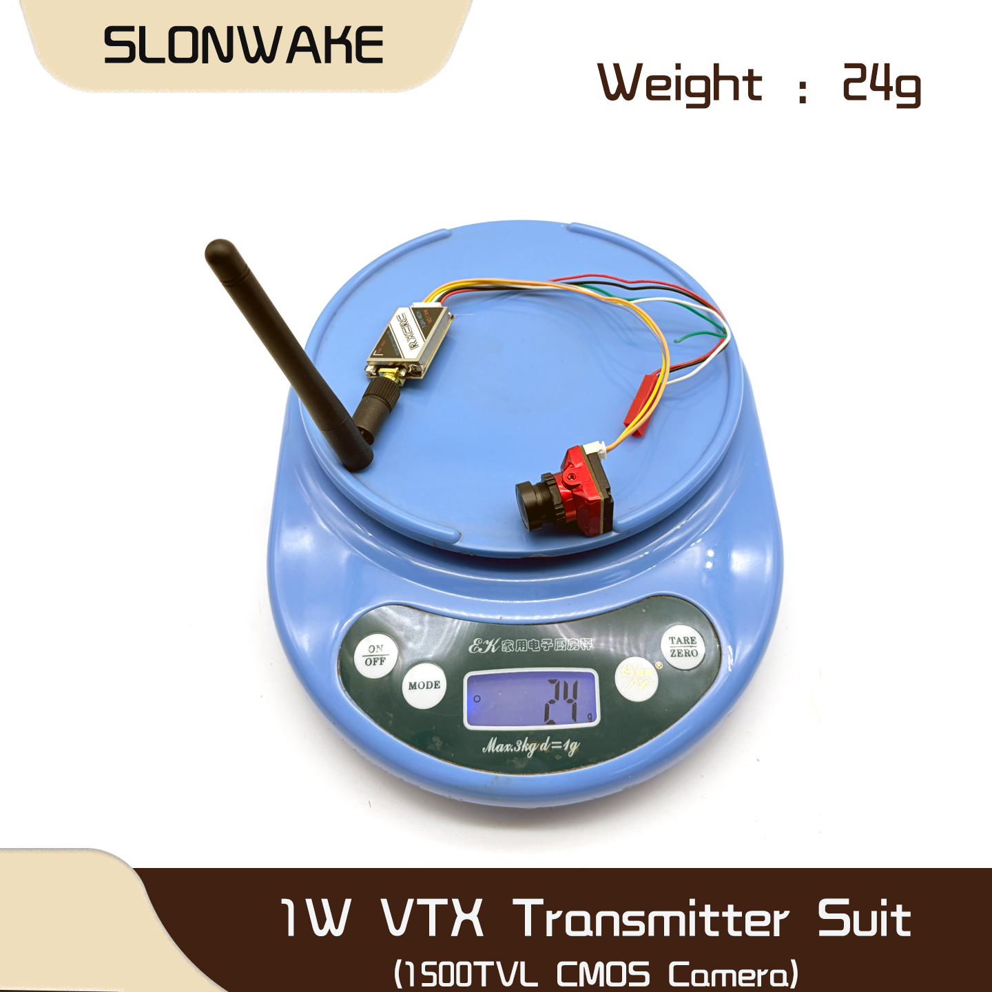 SLONWAKE  5.8G 48CH 1W VTX 100 - Fpv Drone Camera 리뷰 및 가격