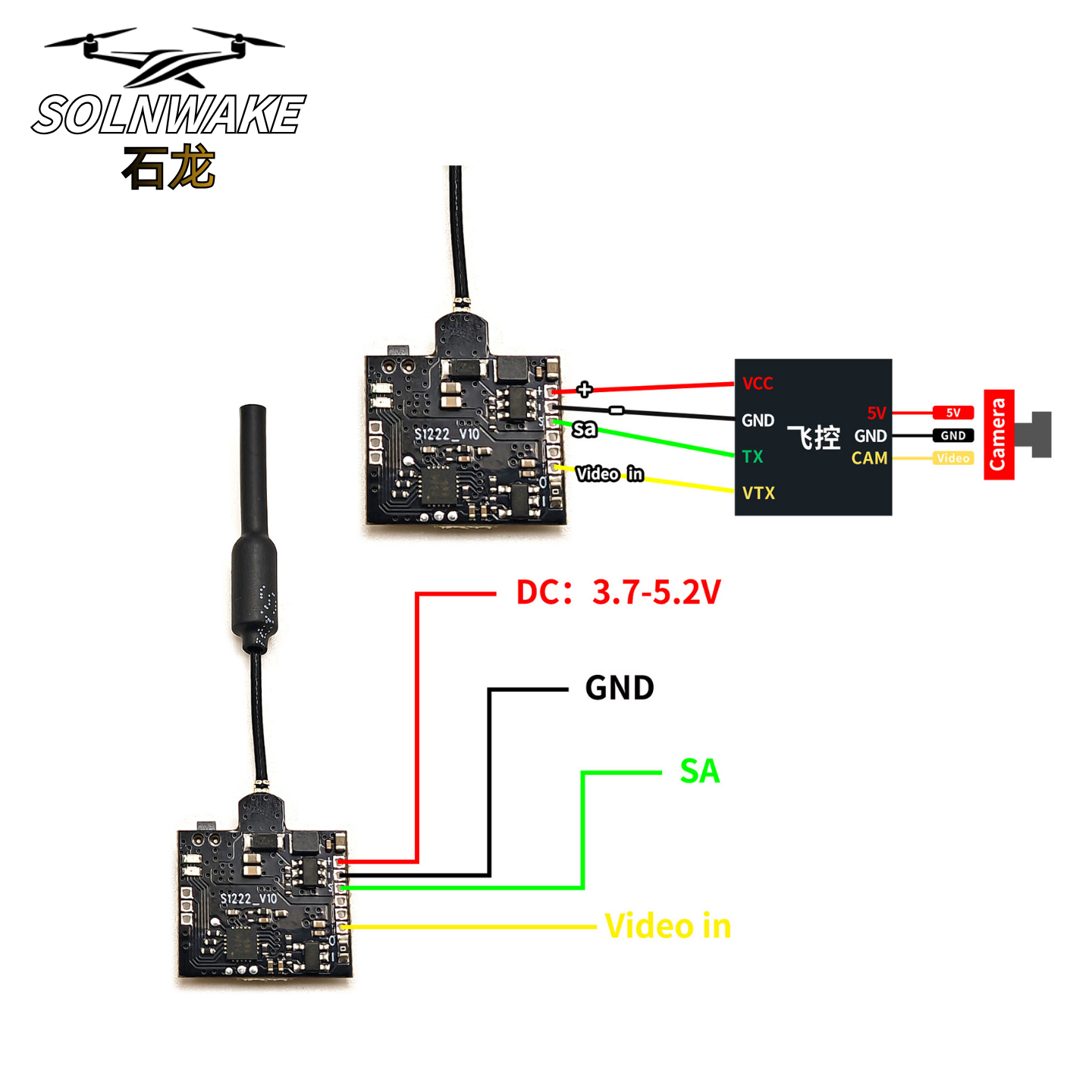 SLONWAKE Nano 5.8G 48CH 200mW  - Fpv Drone Transmitter 리뷰 및 가격