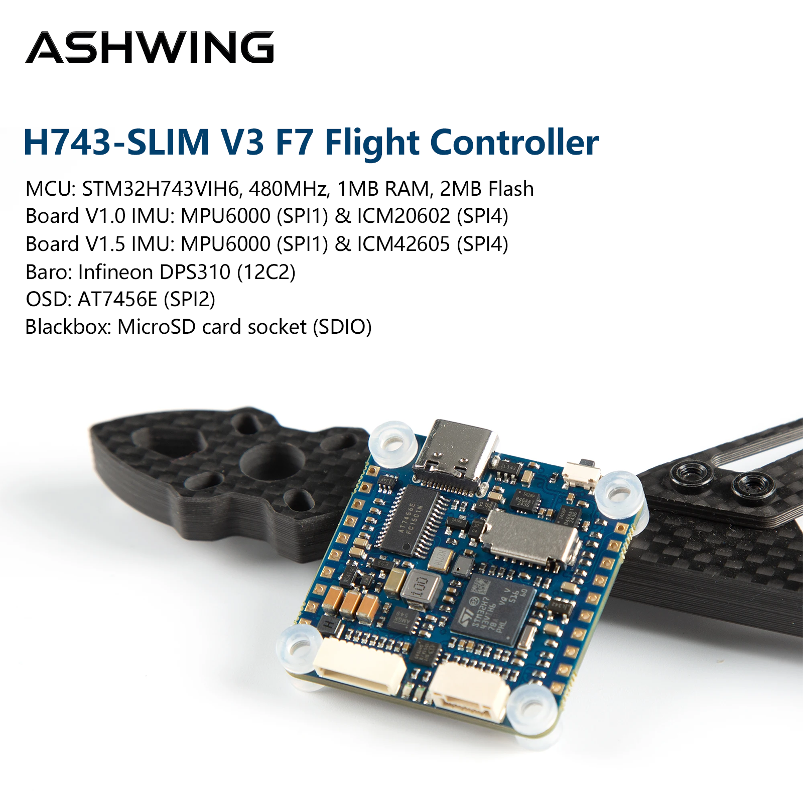 H743-SLIM V3 Flight Controller - Fpv Drone Flight Controller 리뷰 및 가격