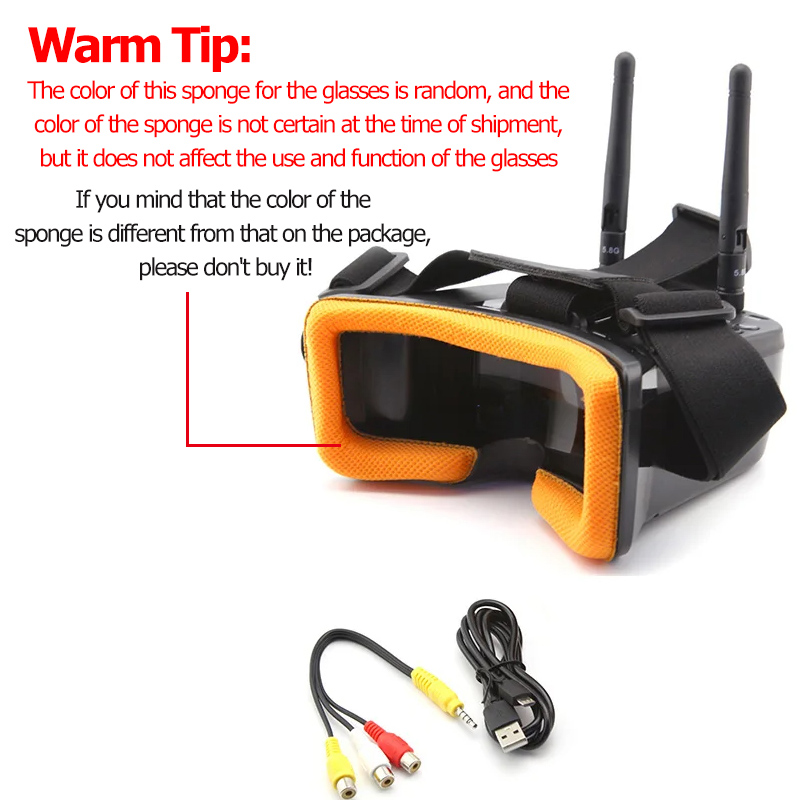 VR009 FPV Video Goggles 3Inch  - Fpv Drone Goggles 리뷰 및 가격